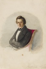 Wodzinska, Maria - Portrait of Frédéric Chopin (1810-1849)