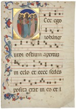 Anonymous - Leaf from Antiphonary