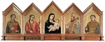 Giotto di Bondone - Virgin and child with Saints Eugenius, Minias, Zenobius and Crescentius