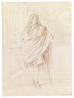 Ingres, Jean Auguste Dominique - Portrait of the poet Jean Racine (1639-1699)