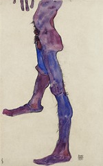 Schiele, Egon - Male Lower Torso