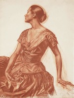 Yakovlev, Alexander Yevgenyevich - Portrait of Salomea Nikolayevna Andronikova (1888-1982)