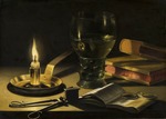 Claesz, Pieter - Still Life with a Lighted Candle