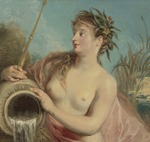 Watteau, Jean Antoine - The Nymph of the spring