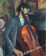 Modigliani, Amedeo - The Violoncello Player
