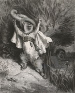 Doré, Gustave - Illustration for Le Maître chat ou le chat botté by Charles Perrault