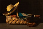 Peto, John Frederick - Market Basket, Hat and Umbrella