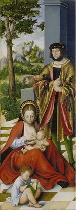 Cranach, Lucas, the Elder - Altarpiece of the Holy Kinship. Left panel