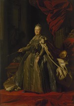 Roslin, Alexander - Portrait of Empress Catherine II (1729-1796)