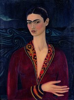 Kahlo, Frida - Self-Portrait with a Velvet Dress