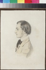 Popov, Andrei Andreyevich - Portrait of Mikhail Konstantinovich Clodt Baron von Jürgensburg (1832-1902)