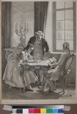 Klodt (Clodt), Mikhail Petrovich, Baron - Teaching hour of Empress Catherine II