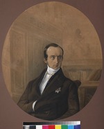 Petzold, August Friedrichovich - Portrait of Prince Vladimir Fyodorovich Odoyevsky (1803-1869)