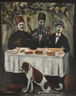 Pirosmani, Niko - Feast in a vine pergola