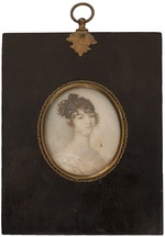 Maistre, Xavier de - Portrait of Nadezhda Osipovna Pushkina (1762-1836), née Hannibal