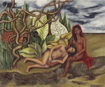 Kahlo, Frida - Two Nudes in the Forest (The Land Itself)