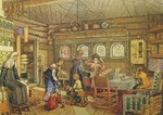 Vasnetsov, Appolinari Mikhaylovich - Gornitsa (living chamber) in an Old Russian House of the 16th-17th century