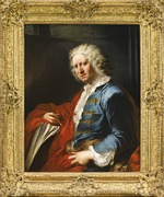 Blanchet, Louis-Gabriel - Portrait of the artist Giovanni Paolo Panini (1691-1765)