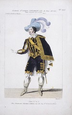 Maleuvre, Louis - Costume design for the opera Don Juan by Wolfgang Amadeus Mozart