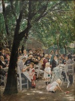 Liebermann, Max - Munich beer garden