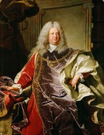 Rigaud, Hyacinthe François Honoré - Portrait of Count Philipp Ludwig Wenzel von Sinzendorf (1671-1742)