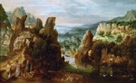 Herri met de Bles, Henri de - Landscape with Road to Emmaus