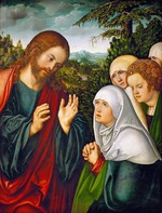 Cranach, Lucas, the Elder - Christ's farewell to the holy women