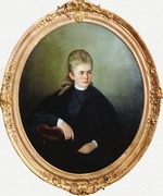 Shchetinin, Nikolay Petrovich - Portrait of Lyubov Petrovna Scriabina (1762-1836), née Shchetinina