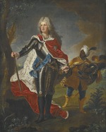 Rigaud, Hyacinthe François Honoré, Circle of - Portrait of the King Augustus III of Poland (1696-1763), Elector of Saxony