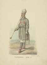 Solntsev, Fyodor Grigoryevich - Tatar Man of 1830 (From the series Clothing of the Russian state)
