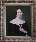 Gyurkovich, Karoly - Portrait of Giuseppina Strepponi (1815-1897)