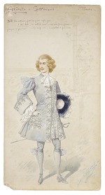 Edel (Colorno), Alfredo - Costume design for the opera La Traviata by Giuseppe Verdi