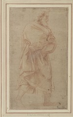Raphael (Raffaello Sanzio da Urbino) - Saint Joseph (Study for the Madonna del Divino Amore)