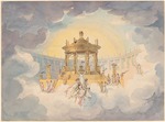 Roller, Andreas Leonhard - Stage design for the opera Faust by Ch. Gounod