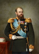Anonymous - Portrait of the Emperor Alexander III (1845-1894)