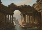 Robert, Hubert - Architectural Caprice with a Canal