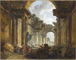 Robert, Hubert - Imaginary View of the Grand Gallery of the Louvre in Ruins