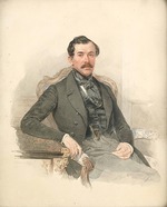 Sokolov, Pyotr Fyodorovich - Portrait of Maximilian de Beauharnais, 3rd Duke of Leuchtenberg (1817-1852)