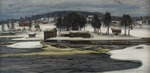 Westerholm, Victor Axel - Winter day at the river Kymijoki