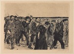Kollwitz, Käthe - March of the Weavers. From the series Weaver's Revolt
