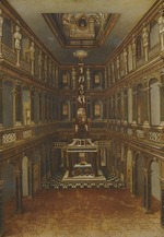 Anonymous - Schlosskirche (court chapel), called the Himmelsburg, with an organ