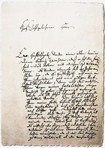 Bach, Johann Sebastian - Letter to his friend, Georg Erdmann from 28.10.1730