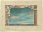 Borowski, Waclaw - Set design for ballet Chopin Concerto by Bronislava Nijinska