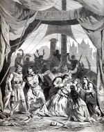 Anonymous - Tristan and Isolde by Richard Wagner. Illustration to the premiere, 1865