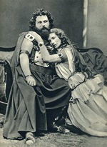 Anonymous - Ludwig and Malvina Schnorr von Carolsfeld as Tristan and Isolde