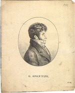 Anonymous - Portrait of the conductor and composer Gaspare Spontini (1774-1851)