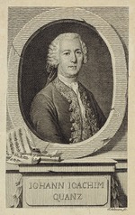 Schleuen, Johann David, the Elder - Portrait of Johann Joachim Quantz (1697-1773)