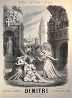 Lamy, Pierre-Auguste - Poster for the Opera Dimitri by Victorin de Joncières