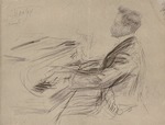 Pasternak, Leonid Osipovich - Alexander Scriabin (1872-1915) at the grand piano