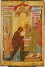 Russian icon - The Presentation in the Temple